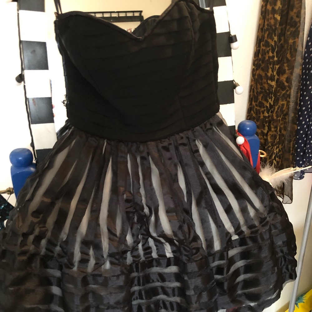 Strapless Betsey Johnson dress
